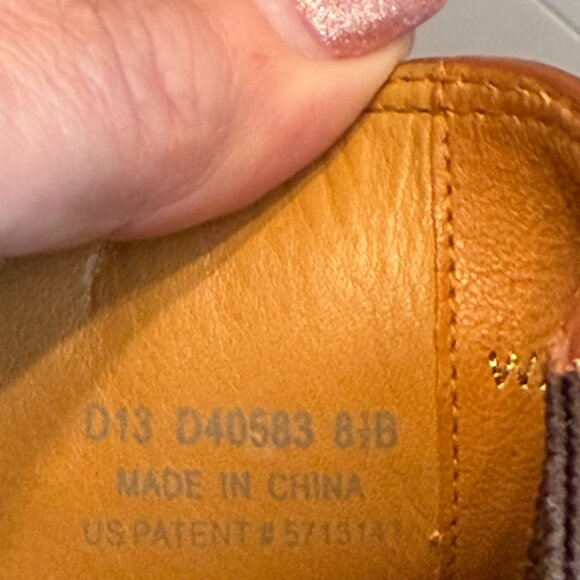 COLE HAAN Women’s Tan & Brown Pull-On Leather Ankle Boots (Women’s Size 8½ B) - Picture 9 of 13